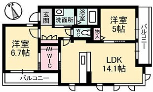 La Fonteの物件間取画像